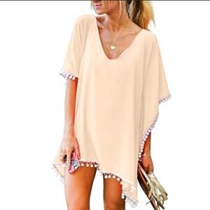 “ADREAMLY” Pom Pom Cover Up